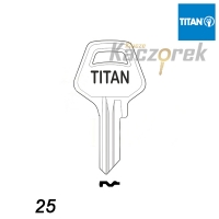 Mieszkaniowy 158 - klucz surowy - Titan 25 mm